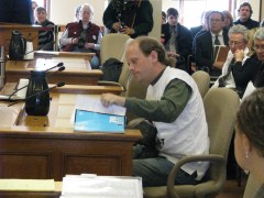 Geologist Jason Huberty testifies about the low grade of the iron ore in the Penokee Range.