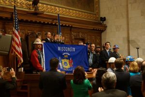 Governor Walker presented iron ore mining as viable job creation during the 2013 State of the State.