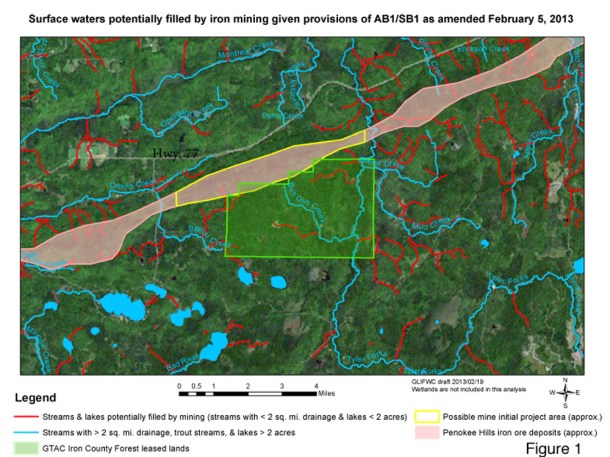 Map: Great Lake Indian Fish and Wildlife Commission