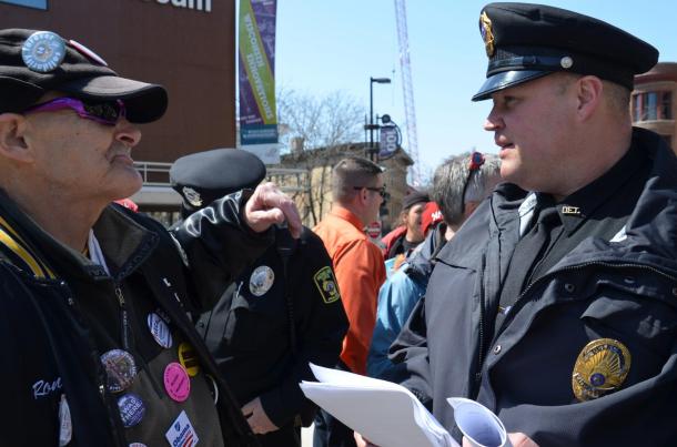 Detective Brian Henry delivers another two long-form complaints. Photo by Dawn Henke.