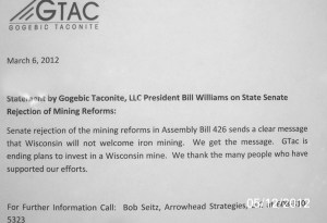 GTAC's letter to Wisconsin the last time they threatened to leave the state.