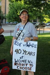 Genie Ogden at WI Capitol 7.14.2013 photo by Callen Harty
