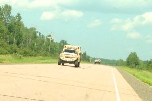 Bulletproof Securities fleeing the state after getting caught operating illegally in Iron and Ashland Counties. Photo: Rebecca Kemble