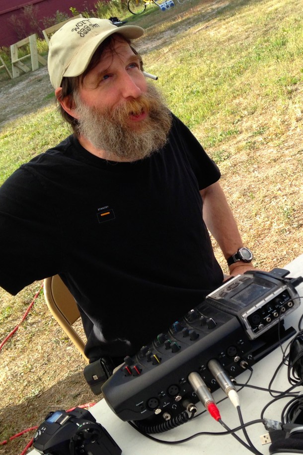 Norman Stockwell and digital encoder. Photo by Rebecca Kemble