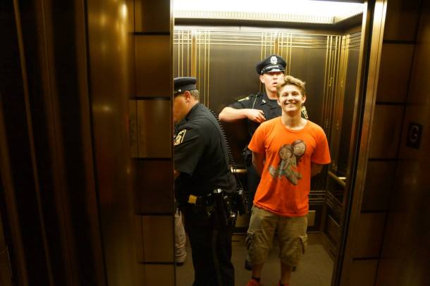August 8, 2013 Jack in the elevator
