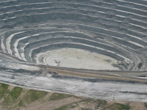 After the collapse of the walls of Cobre Las Cruces. Photo: Ecologistas en Acción