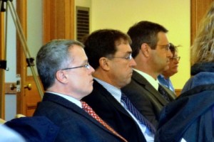 GTac lobbyist Bob Seitz, President Bill Williams and Lobbyist Tim Meyers. Photo: Rebecca Kemble