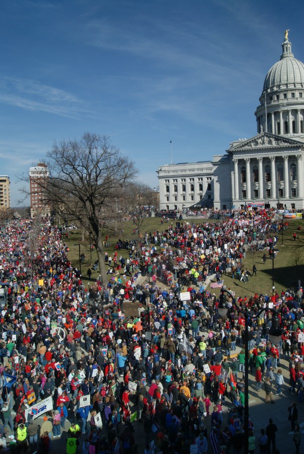 Reclaim Wisconsin rally, March 2012