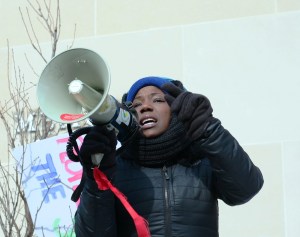 Brandi Grayson YG&B Coalition StoptheCuts-SaveUW February 14, 2015 