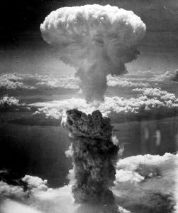 US dropped atomic bomb on Nagasaki, August 9, 1945.