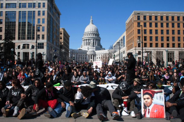 Student sit-in March 9, 2015
