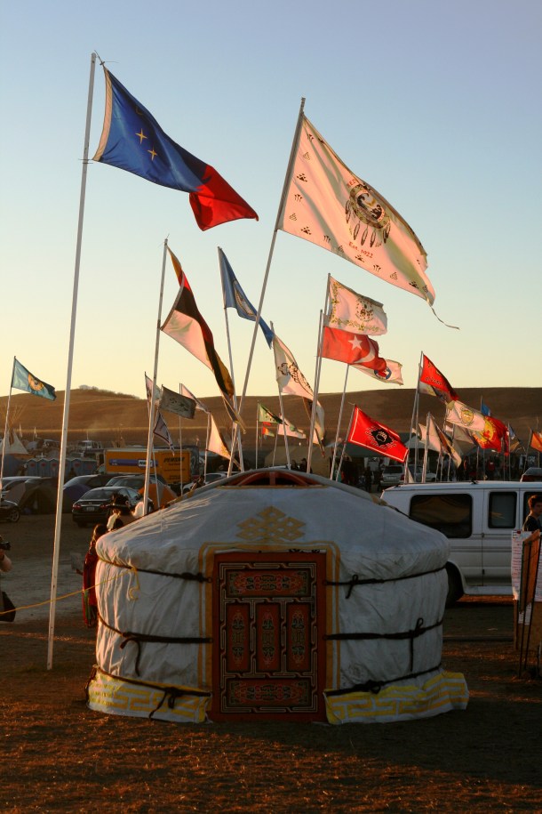 Yurts will provide safer winter accommodations in the harsh ND winter.Photo credit: Leslie Amsterdam