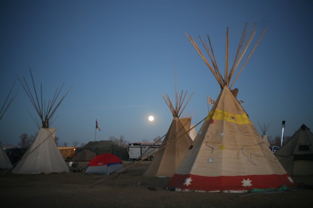 Supermoon at Oceti Sakowin Camp 11.14.2016