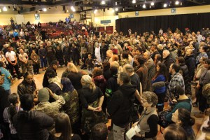 Over 500 veterans participated in the prayer and cleansing ceremony at Standing Rock.